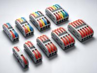 Connecteur de câblage électrique universel mini 400V pour PC, bornier de raccordement à barrière de câble Push-Pull