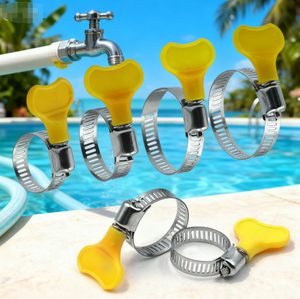 Collier de serrage durable en acier inoxydable avec poignée en plastique Diamètre nominal de 25mm pour usage domestique - Product Image 2