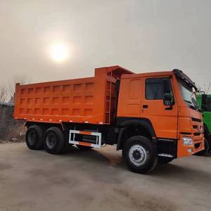 Camión volquete HOWO371 China Howo 8x4 Heavy Duty Brand usado Sinotruck Dump Truck Super Drive 375Hp 12 Wheel 40t Dump Truck para la venta - Product Image 2