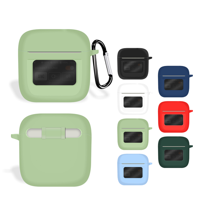 Suitable for JBL Tour Pro 2 Case Silicone Protective Earphone Case Shockproof with Hook