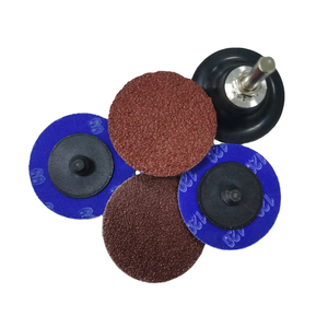 एल्यूमीनियम ऑक्साइड 2 "50 मिमी त्वरित परिवर्तन सैंडिंग डिस्क रोल लॉक बफिशिंग पैड मिनी डिस्क रोल लॉक भैंस - Product Image 1