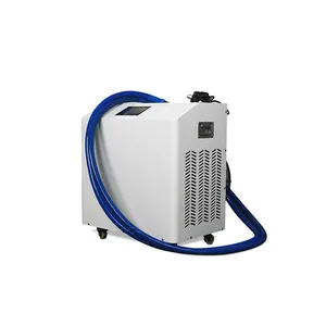 Máquina enfriadora de agua de alta calidad, máquina de refrigeración para baño de hielo, piscinas de inmersión frías con filtro de ozono, negro y blanco