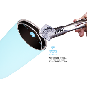 Fábrica de Tailandia, fabricante de Camboya, 12oz, doble pared, acero inoxidable, tapa de desbloqueo de un toque, vaso de café, logotipo personalizado, Color - Product Image 6