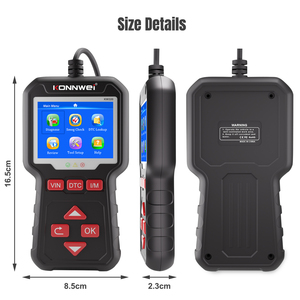 Analizador de código de falla de diagnóstico de vehículo <span class=keywords><strong>OBD</strong></span> II, luz de motor transparente, reinicio de datos en vivo, escáner Plug and Play kW - Product Image 2