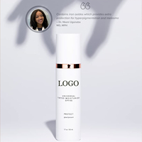 50ml Tout-en-Un Lotion Visage Écran Solaire Fond de Teint Protection à Large Spectre UVA UVB Teinté Bio Végétal