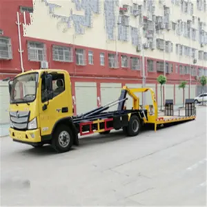 热卖中国0度平板清障车牵引车回收车销售印度回收车