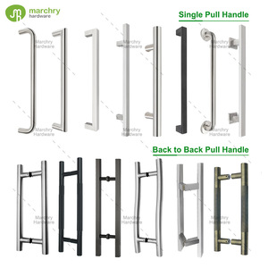 Modern Satin Knurled <b>Handle</b> Use on Glass <b>Door</b> Stainless Steel High Quality Knurled <b>Door</b> <b>Pull</b> <b>Handle</b> for Glass <b>Door</b> - Product Image 5