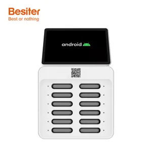 Besiter 12 슬롯 공유 전원 은행 공유 화면이있는 전원 은행 스테이션 휴대 전화 충전 스테이션