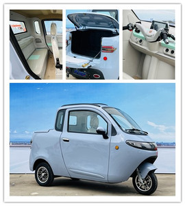 Triciclo Eléctrico Mini de Tres Ruedas en Oferta, con Compartimiento de Carga Cerrado, Modelo FLTEV-N3, 72V, Velocidad Máxima de 25/45 km/h, para Movilidad Urbana - Product Image 6