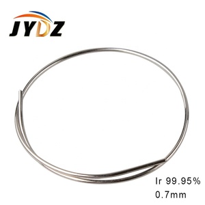 Bon <span class=keywords><strong>prix</strong></span> 99.95% fil d'<span class=keywords><strong>iridium</strong></span> pur de pureté 0.5mm de diamètre pour la recherche toutes les tailles disponibles métaux et produits métalliques - Product Image 3