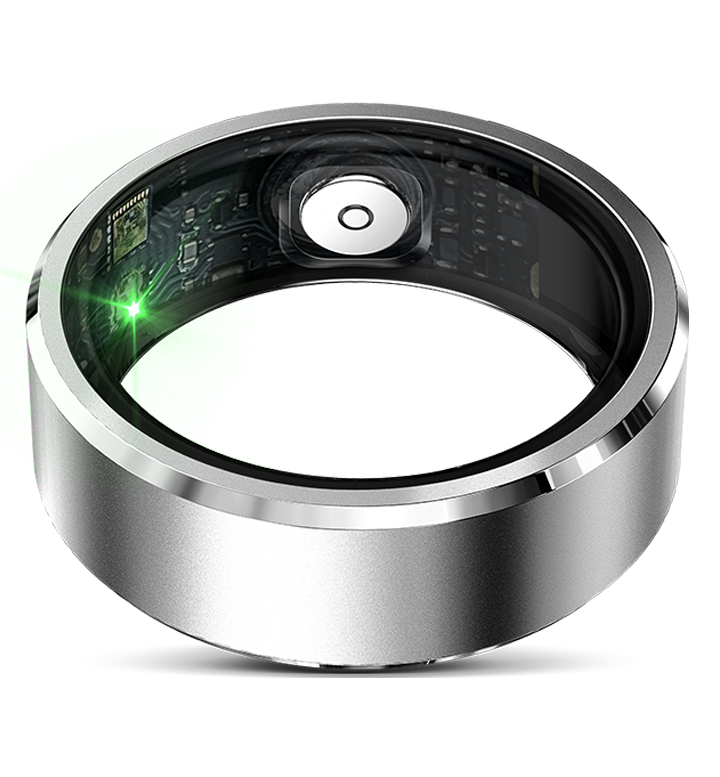 R5 Health Monitoring Smart Rings with Charging Case EcTri APP Waterproof Aluminum Alloy Rings Built-in Motion Gesture Feature
