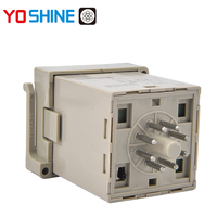 Relais temporisé 10A AC 220V 240V, relais de contrôle industriel miniature avec contacts en cuivre pour système d'automatisation