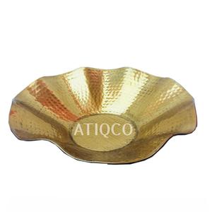 Moderna y Atractiva Bandeja Rectangular de Aluminio Fundido con Incrustaciones Doradas, Estilo Zen Asiático, para Frutas, Decoración Ecológica para el Hogar - Product Image 4