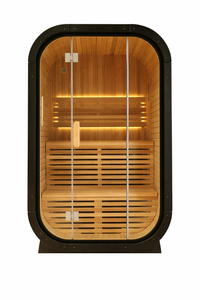 Sauna extérieur sur mesure pour 2 personnes, en forme de cube, pour hôtels, spas et projets résidentiels - Product Image 5