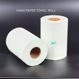 Marrone riciclato 1Ply rotolo di carta asciugamani per le mani 200M 16 rotoli doppi 20 8 famiglia normale Papel De Mano con 2 strati peso 15 gsm - Product Image 2