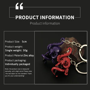 Llavero de Metal de 5 cm con Colgante de Pulpo de Valorant, Llavero de Sheriff de Arcane, Juguetes, Regalo Navideño, Llavero de Navidad - Product Image 2