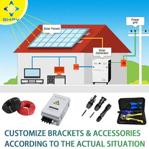 Growatt <b>Solar</b> Systems Complete <b>Kit</b> Home 10kw 15kw 200kw Off Grid Hybrid <b>Power</b> Battery Storage Energy System Solr Panels System 5 - Product Image 3