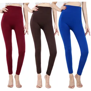 Leather High Waisted /Middle waist Pants Fitness New look Tight Pants  Women's Workout Lined Footless Comfortable