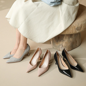 <span class=keywords><strong>Scarpe</strong></span> da <span class=keywords><strong>Donna</strong></span> Classiche con <span class=keywords><strong>Tacco</strong></span> <span class=keywords><strong>a</strong></span> Spillo, in Vernice, Suola in TPR, Eleganti per l'Uso Quotidiano, Logo Personalizzabile - Product Image 4