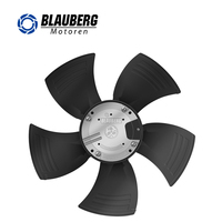 Kipas Aksial Blauberg 230V 350mm 210W EC dengan Baling-baling Plastik, Proteksi IP55, Garansi 2 Tahun, Pemasangan di Langit-langit untuk Peralatan Ventilasi