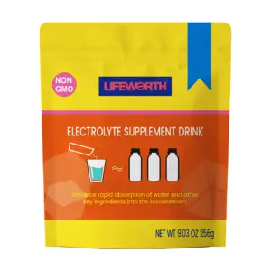 LIFEWORTH Calcium Electrolyte Hydration Sports Supplements Powder Drink Minerals