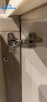 Charnières de meuble professionnelles 4D à clipser, à fermeture amortie, vitesse de fermeture réglable, charnière à recouvrement total pour porte de cuisine et de placard