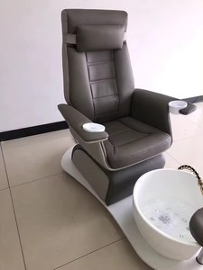 Уникальный дизайн, Лидер продаж, роскошное стильное оборудование для массажа ног, серое современное педикюрное кресло для спа-салона с насосом - Product Image 6