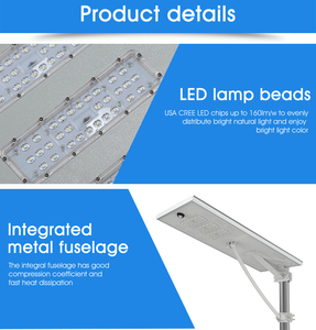 Factory Price IP66 <b>LED</b> Warm White Decorative Solar New Aluminum Street 150W 200W System Lithium Battery <b>Motion</b> <b>Sensor</b> Remote - Product Image 3