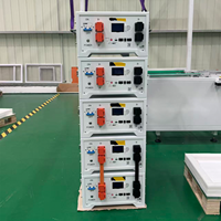 Batterie au lithium empilable tout-en-un de 16 kWh 51,2 V pour système de stockage d'énergie résidentiel et industriel
