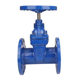 Volant tige non montante PN16 DN150 joint souple résilient assis en fonte type bride vanne d'écluse - Product Image 6