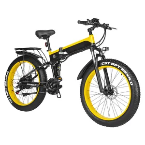 48V 500W大功率可折叠电动自行车，带CE证书21速电动自行车