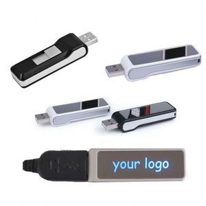 Custom Retractable <b>Light</b>-Up Logo USB <b>Flash</b> Drive 3.0 Interface for Promotional Gifts - Product Image 1
