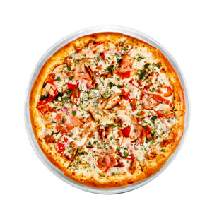 Plaque à pizza ronde en alliage d'aluminium ATLAS STAR de 9 pouces avec trous pour utilisation au four, revêtement anodisé, maille de cuisson alimentaire - Product Image 1