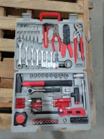 Juego de herramientas INGCO de 555 piezas, calidad de fábrica, kit de herramientas manuales para bricolaje doméstico en estuche rígido