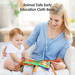 Tumama Enfants <span class=keywords><strong>Livre</strong></span> Sensoriel Jouets Animaux <span class=keywords><strong>Jungle</strong></span> Queue Tissu Livres Toucher et Sentir Bébé Livres Occupés Jouets D'éducation Précoce - Product Image 3