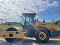 Compacteur à tambour simple XS163J 16 tonnes, hydraulique intégral, largeur de compactage 2130 mm pour la construction de routes et les fondations autoroutières