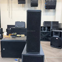 Altavoz Activo Profesional TT 515-A, Altavoces de Columna de 2 Vías con Doble Woofer de 5 Pulgadas, Sistema de Altavoces Line Array Pequeño