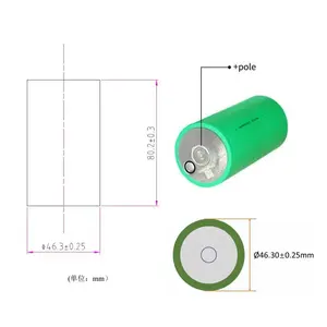 BYD baterai 4680 lithium besi fosfat, baterai penyimpanan daya FLP silinder 3.2V baru