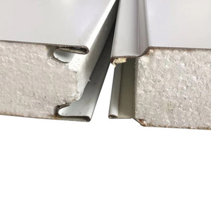 Panel plano de techo <span class=keywords><strong>EPS</strong></span> personalizado, aislado y de <span class=keywords><strong>alta</strong></span> <span class=keywords><strong>densidad</strong></span>, con núcleo de espuma de poliestireno y placa de acero coloreada. - Product Image 5