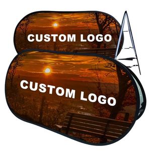 Expositor Publicitario Plegable con Logotipo Personalizado, Tipo A-Frame, Impresión a Doble Cara, para Eventos al Aire Libre - Product Image 1