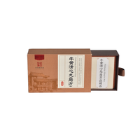 Boîte cadeau coulissante carrée en carton personnalisée, emballage de luxe de petite taille pour le thé, la porcelaine, les produits de santé, emballage artisanal