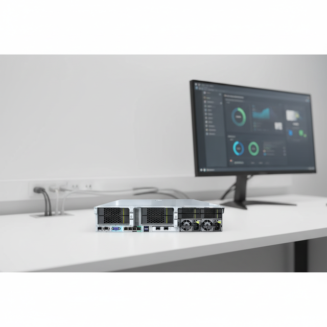 2U Compact 8x2.5-inch SSD 4xHot Swap Fans ASHRAE A3/A4 Compliant Industrial Rack Server