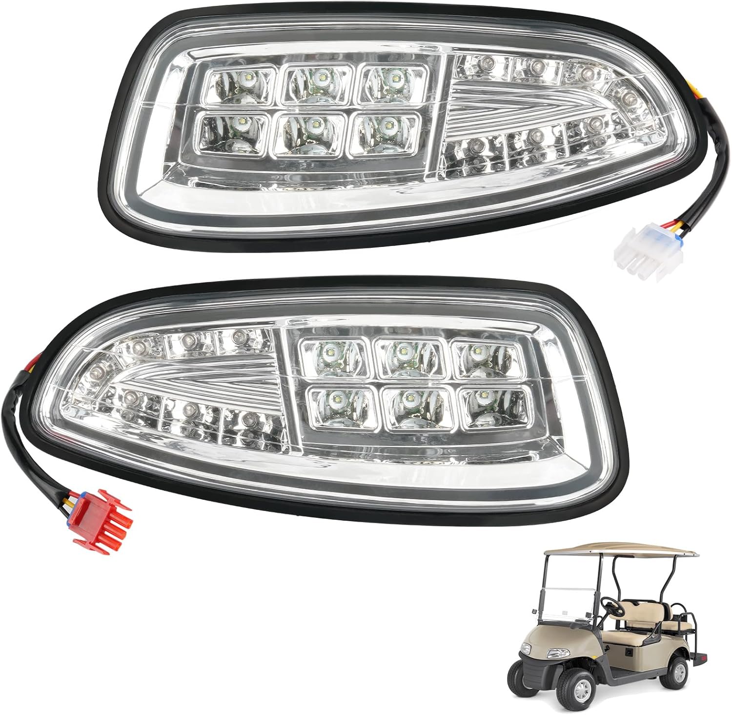 Kit de phares à LED pour EZGO RXV 2008 et modèles ultérieurs