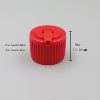 Nouveau design en plastique 24MM 28MM tourelle à bec nervuré distribution bouchon à rabat bouchons de bouteille couvercle pour shampooing bouteille à presser