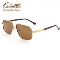 Lunettes de soleil de créateur en titane pur, marque de luxe, pour hommes, noires, Cat.3 UV400, ultra légères, 2026