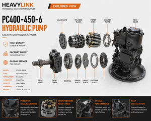 อะไหล่ปั๊มไฮดรอลิก HEAVYLINK PC400-450-6 สำหรับรถขุด คุณภาพสูง ทนทาน เชื่อถือได้ จากโรงงานโดยตรง บริการทั่วโลก - Product Image 4