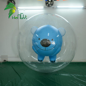 Doppio pallone gonfiabile trasparente della fabbrica con il pallone gonfiabile dell'orso all'interno, pallone gigante personalizzato gonfiabile - Product Image 1