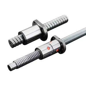 Özelleştirmek 10mm 20mm leadscrew ballscrew SFU SFS DFU DFS SFI yüksek sertlik paslanmaz çelik