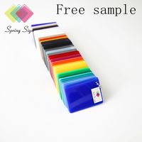 SpringSign 2mm 5mm 6mm d'épaisseur 4ft X 8ft Transparent incurvé acrylique découpe Laser Surface solide plexiglas feuille acrylique clair
