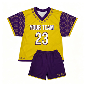 Custom Lacrosse Uniform Set Jersey and Shorts Breathable Quick Dry Team Sportswear for <b>Men</b> Women Youth - Product Image 3